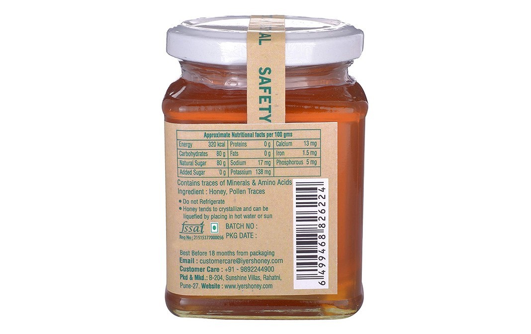 Florea Raw Acacia Honey    Glass Jar  350 grams